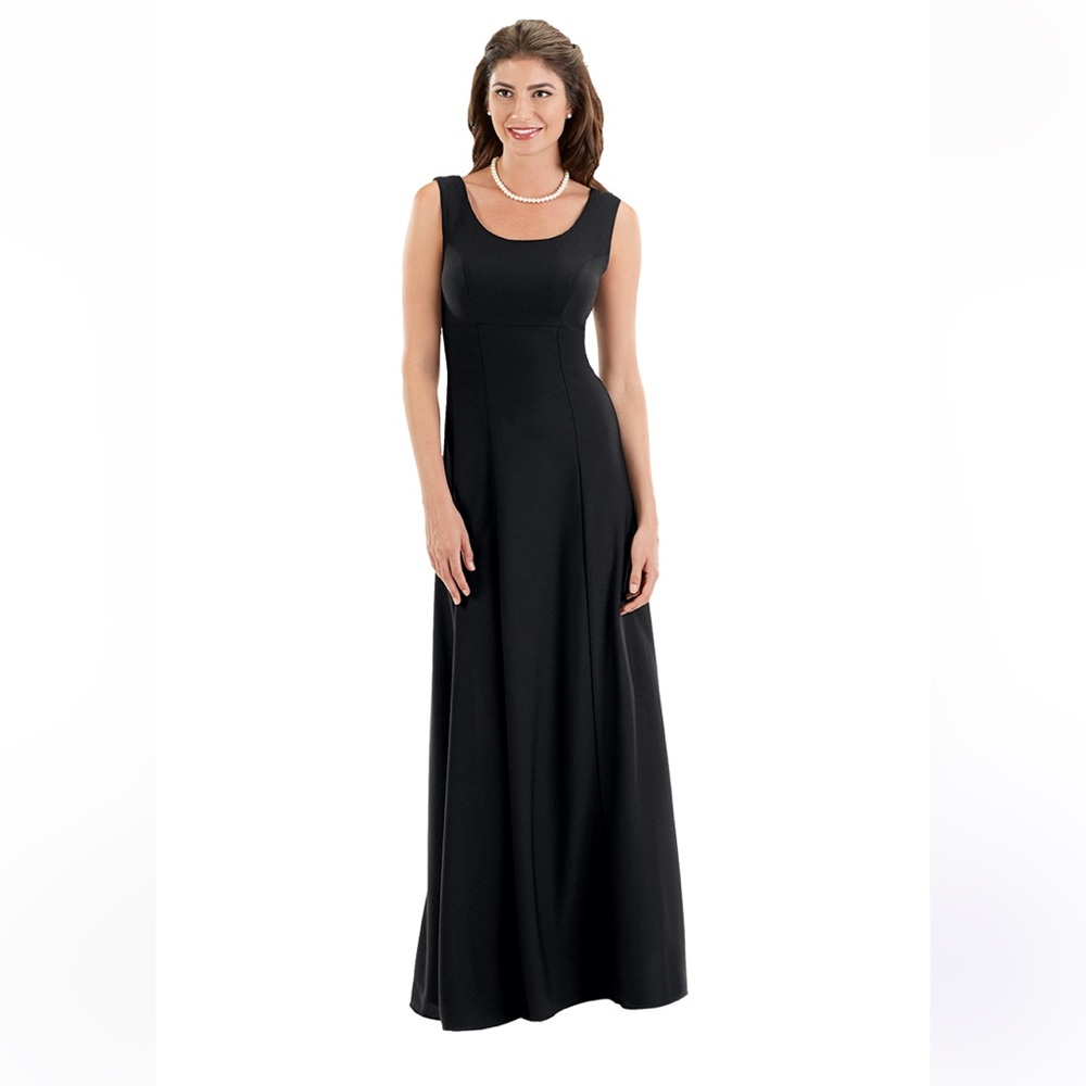 Elegant Black Sleeveless Maxi Dress